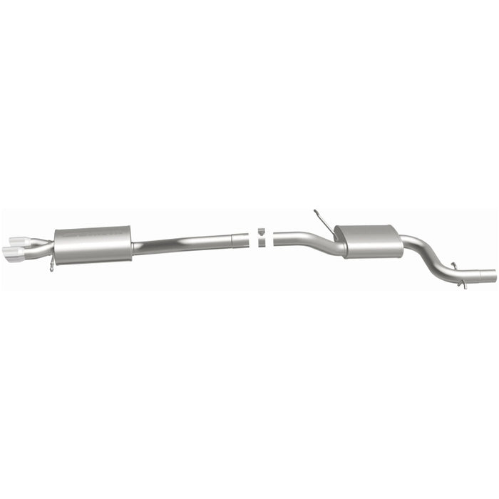 Magnaflow 15158 MagnaFlow 12 VW Jetta 2.0L Turbocharged Dual Straight D/S Rear Exit Stainless Cat Back Perf Exhaust