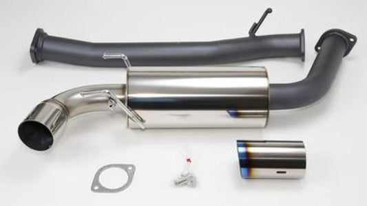 HKS 31006-BZ001 RX8 75mm Single Ti-Tip Hi Power Cat-back Exhaust (SUS304 NO COATING)