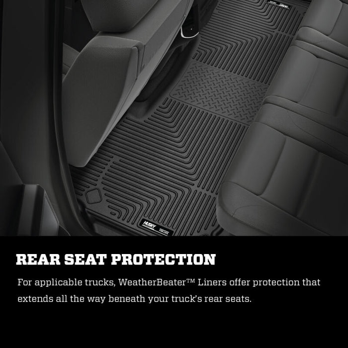 Husky Liners 98033 03-08 Dodge RAM 1500/2500/3500 Quad Cab WeatherBeater Combo Tan Floor Liners