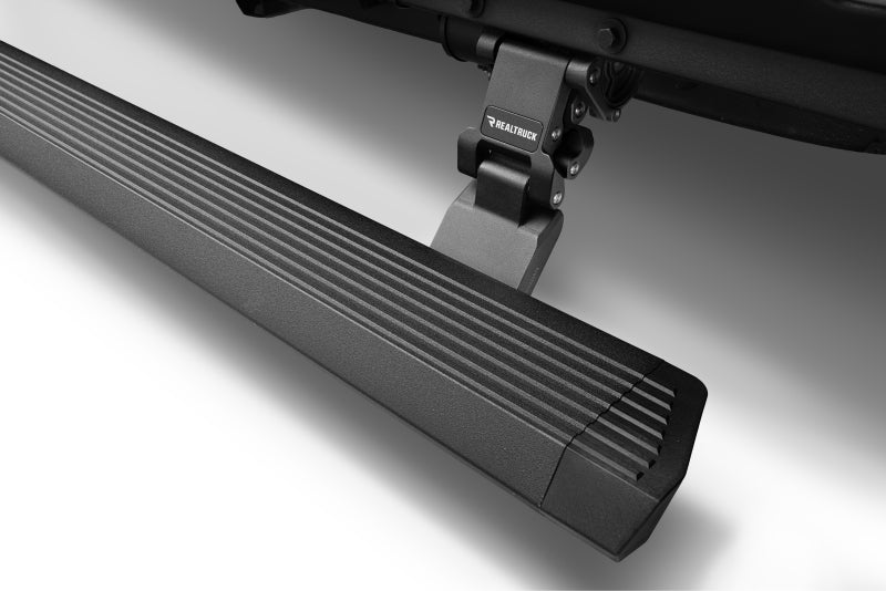 Go Rhino 20450674PC RealTruck 18-24 Jeep Wrangler 4dr VoltStep Electric Running Board Kit (Drilling Req.) - Tex. Blk
