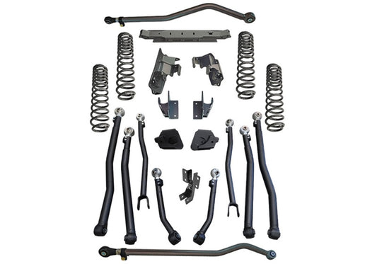 Superlift K199KG 18-23 Jeep Wrangler Unlimited 4in JLU Long Arm Kit - King 2.0 Shocks