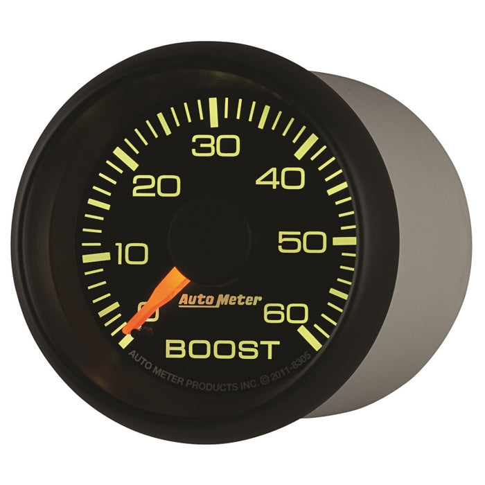 AutoMeter 8305 Autometer Factory Match 52.4mm Mechanical 0-60 PSI Boost Gauge