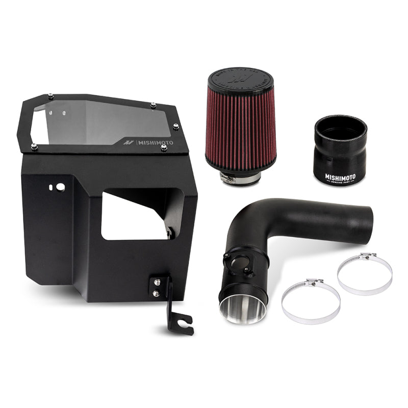 Mishimoto MMAI-WRX-22MWBK 2022+ Subaru WRX Performance Air Intake - Oiled Filter - Micro-Wrinkle Black