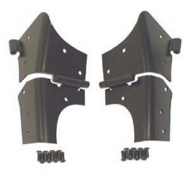 Rugged Ridge 11209.02 97-06 Jeep Wrangler TJ Black Windshield Hinges