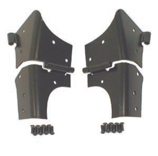 Rugged Ridge 11209.02 97-06 Jeep Wrangler TJ Black Windshield Hinges