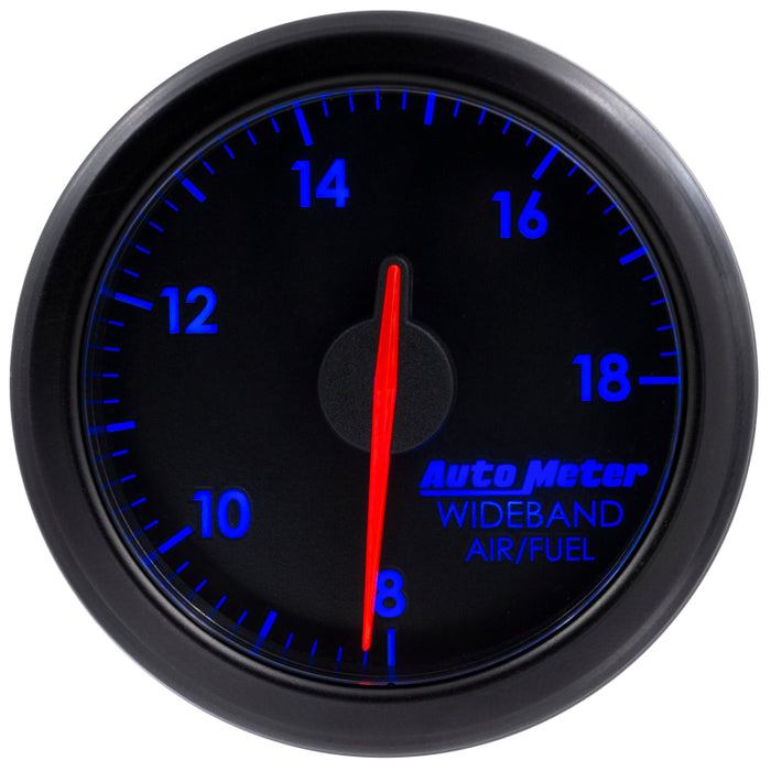 AutoMeter 9178-T Autometer Airdrive 2-1/6in Wideband Air / Fuel Gauge 10:1-17:1 ARF Range - Black