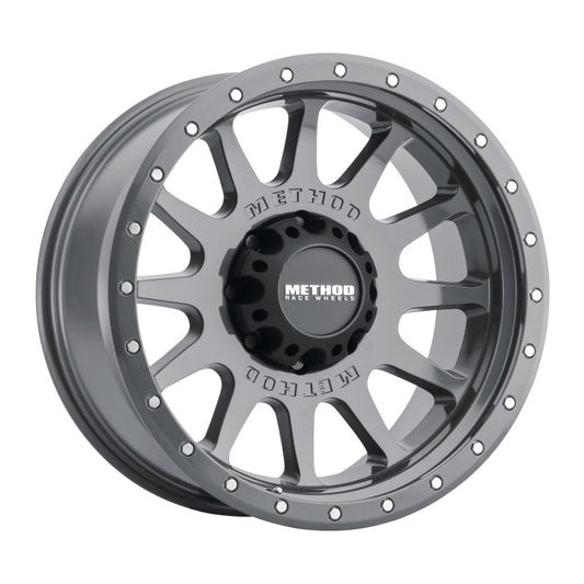 Method Wheels MR60521087824N Method MR605 NV 20x10 -24mm Offset 8x170 124.9mm CB Gloss Titanium Wheel