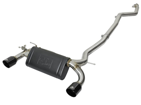 aFe 49-36334-B MACHForce XP Exhausts Cat-Back SS 16-17 BMW 340i/iX 440i/iX (F3X) L6-3.0L (B58) w/Black Tips