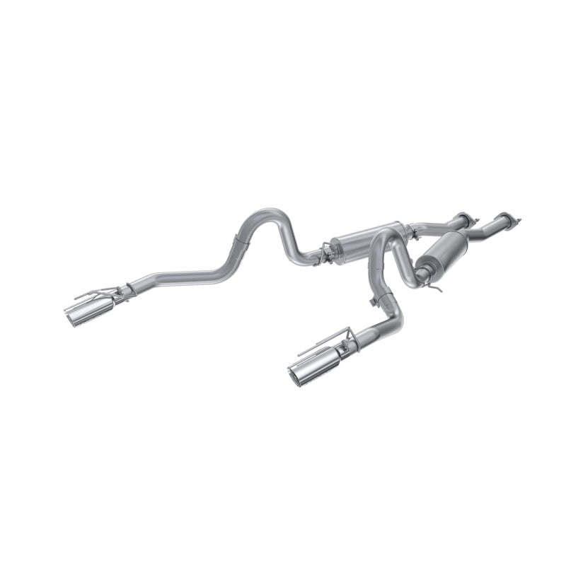 MBRP S7221AL 99-04 Ford Mustang GT/Mach 1 2.5in Dual Split Rear AL Catback Exhaust w/ 3.5in Dual Wall Tips