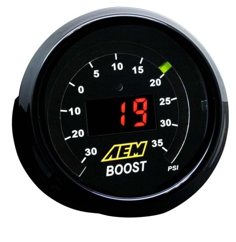 AEM 30-4406 52mm Boost Digital Gauge -30-35psi