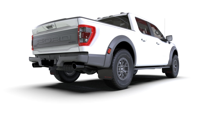 Rally Armor MF73-UR-BLK-RD 21-25 Ford F-150 Raptor Gen 3 Black UR Mud Flap w/Red Logo