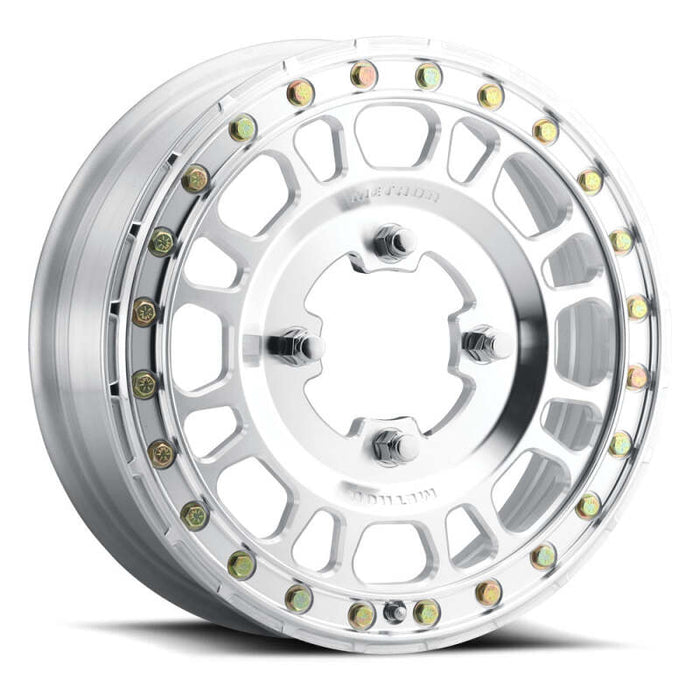 Method Wheels MR41255012343B Method MR412 Beadlock 15x5 / 4.2+.8/43mm Offset / 5x4.5 / 78 CB Machined - Raw Wheel