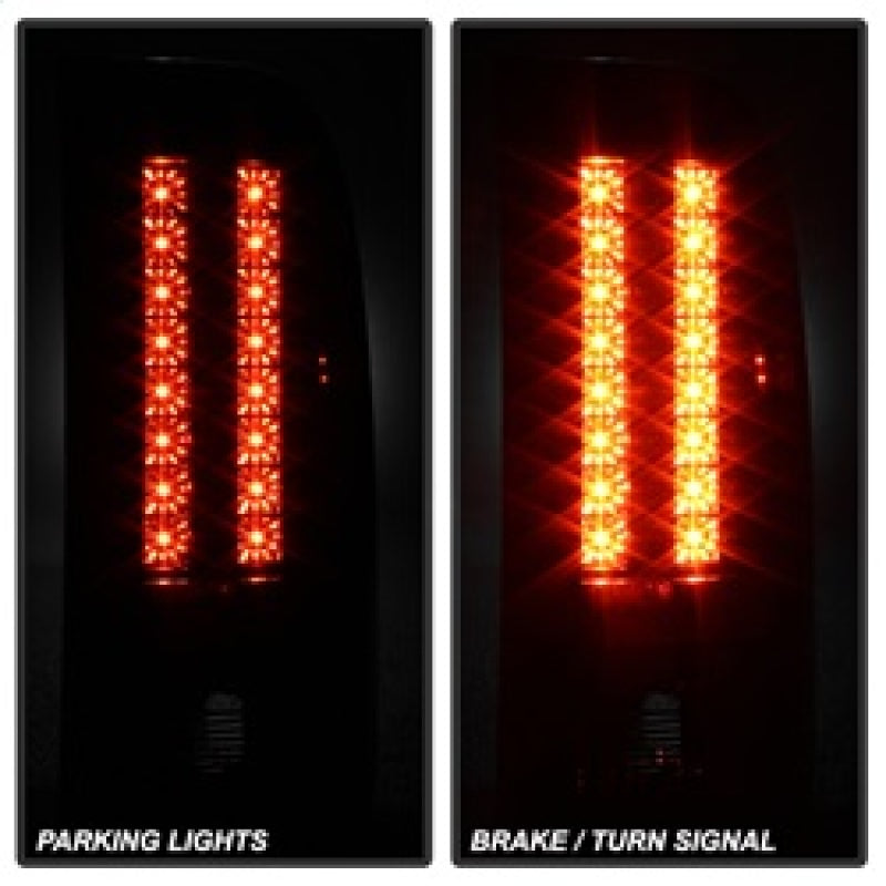 SPYDER 5078032 Spyder Chevy Silverado 07-13 LED Tail Lights Blk Smke ALT-YD-CS07-LED-BSM