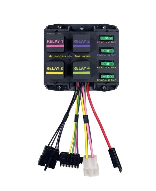 American Autowire AAW510920 Banked Relay System 4 Relays