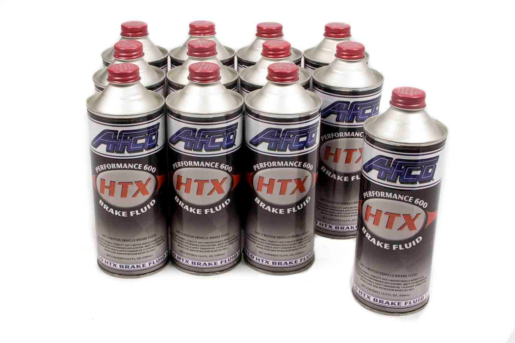 Afco Racing Products AFC6691904 Brake Fluid HTX 16.9oz (12)
