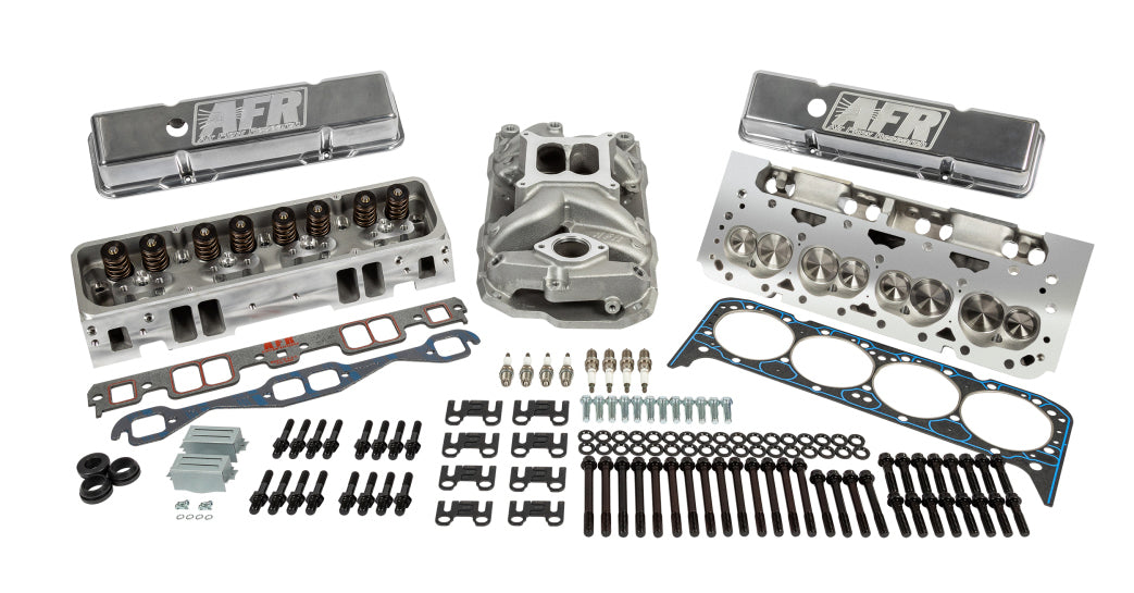 Air Flow Research AFR3900-TEKT SBC Enforcer Top End Kit S/P Heads
