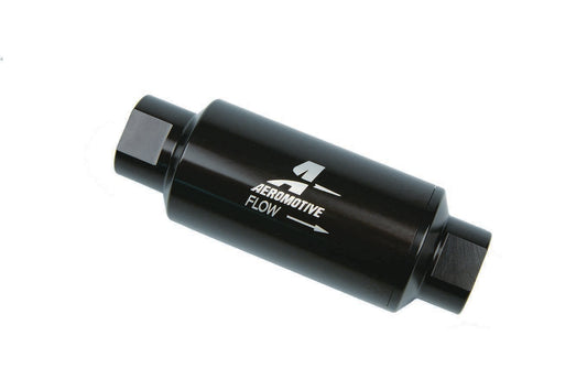 Aeromotive AFS12321 Inline Fuel Filter - 10 Micron- Black