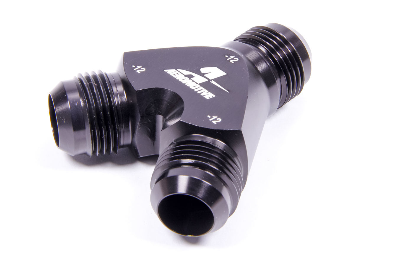 Aeromotive Fuel System Y-Block Fitting - 12an to 2 x -12an