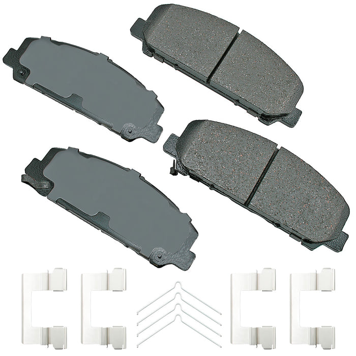 Akebono Brake Corporation AKEACT1286A Brake Pad Front Infiniti QX56 06-13 QX8 06-13