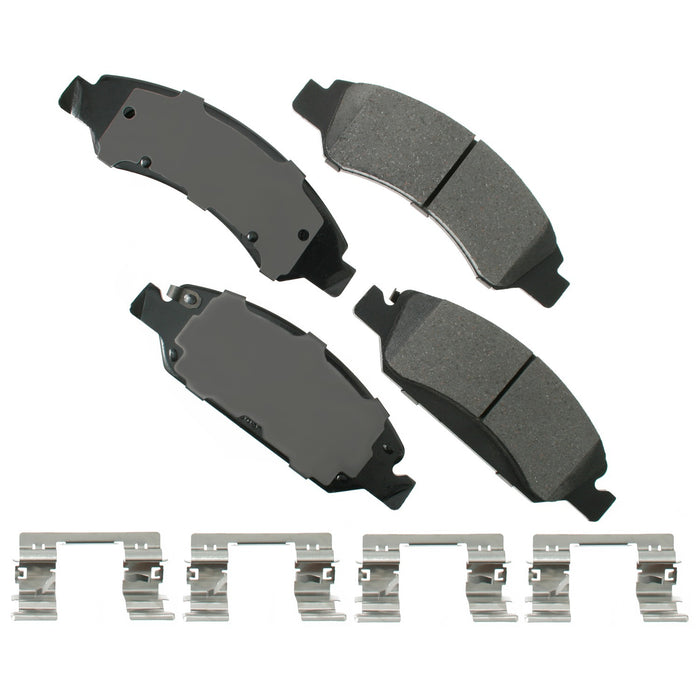 Akebono Brake Corporation AKEACT1363 ProACT Ultra-Premium Bra ke Pads - Front