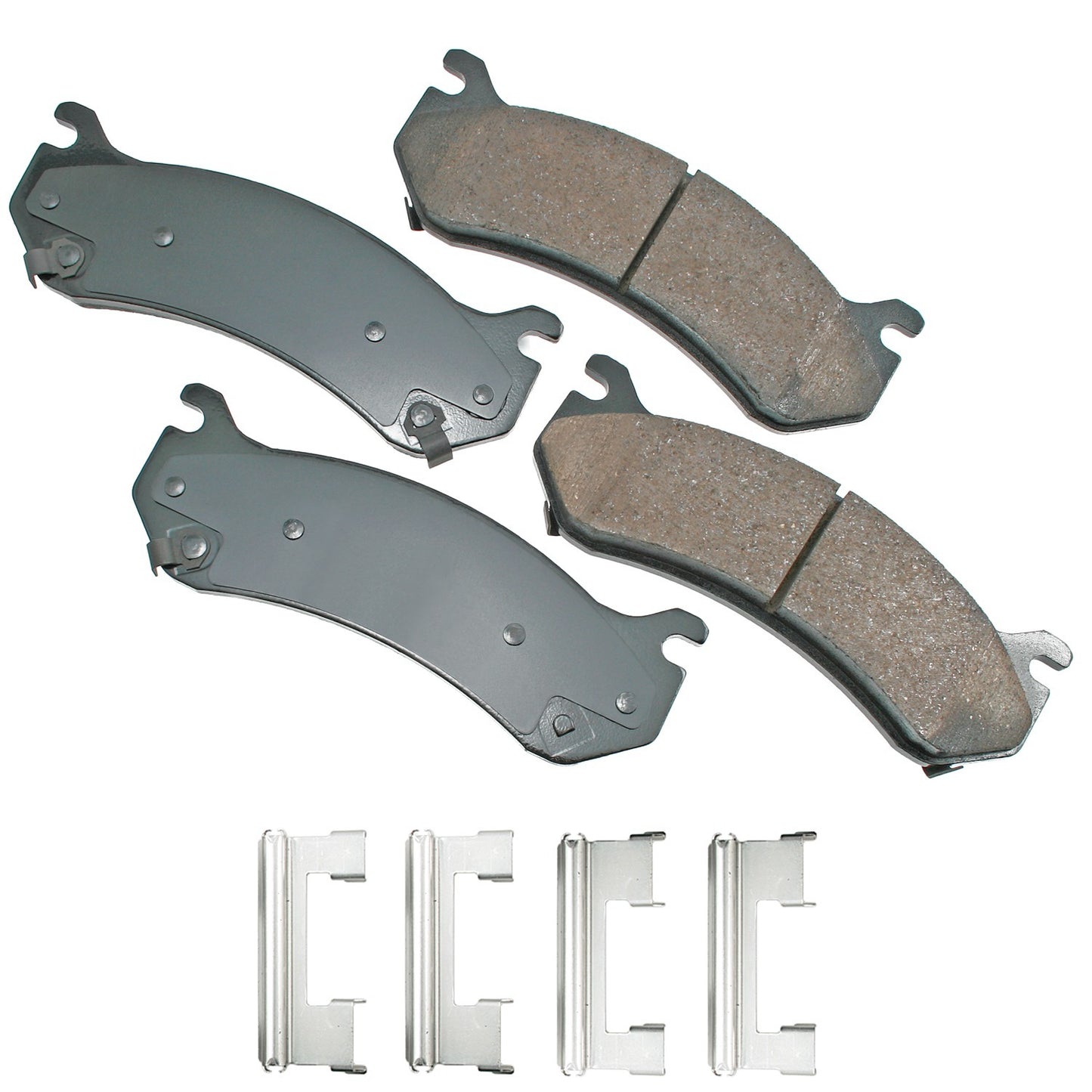 Akebono Brake Corporation AKEACT785 ProACT Ultra-Premium Bra ke Pads - Front & Rear