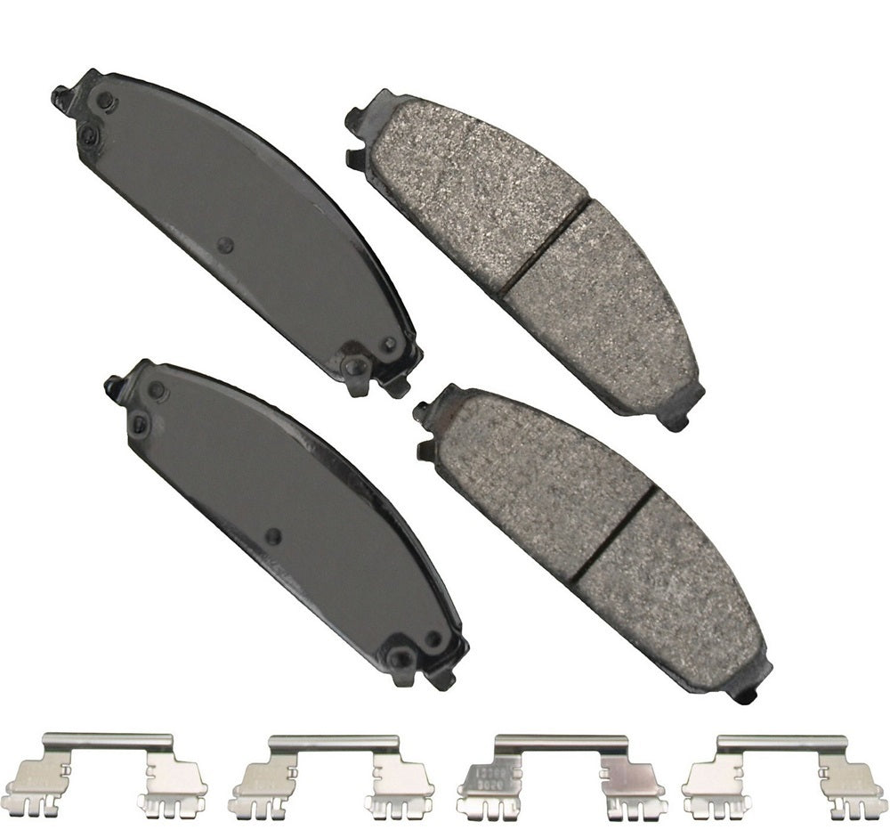 Akebono Brake Corporation AKESDF1058 Brake Pads Front Dodge Charger 06-21