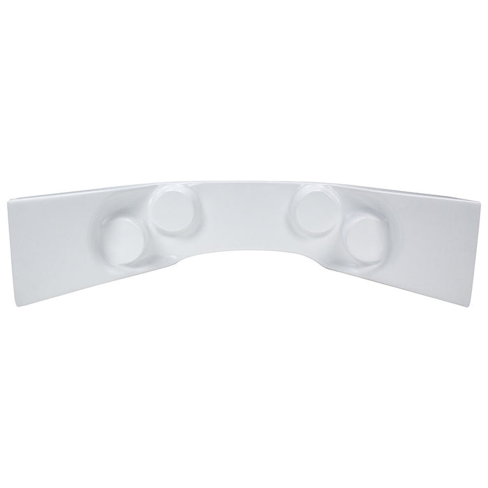 Allstar Performance ALL23242 Fiberglass Curved Dash Panel White