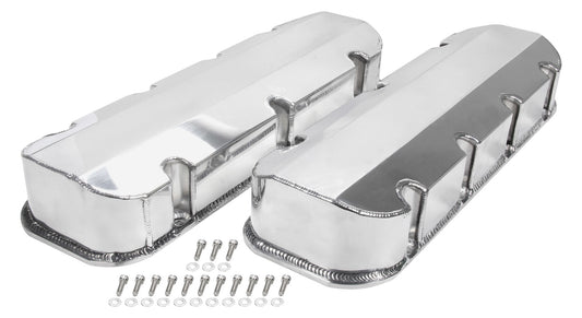 Allstar Performance ALL26176 Valve Covers BBC Fab Aluminum w/o Holes