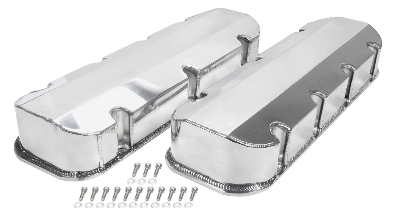 Allstar Performance ALL26176 Valve Covers BBC Fab Aluminum w/o Holes