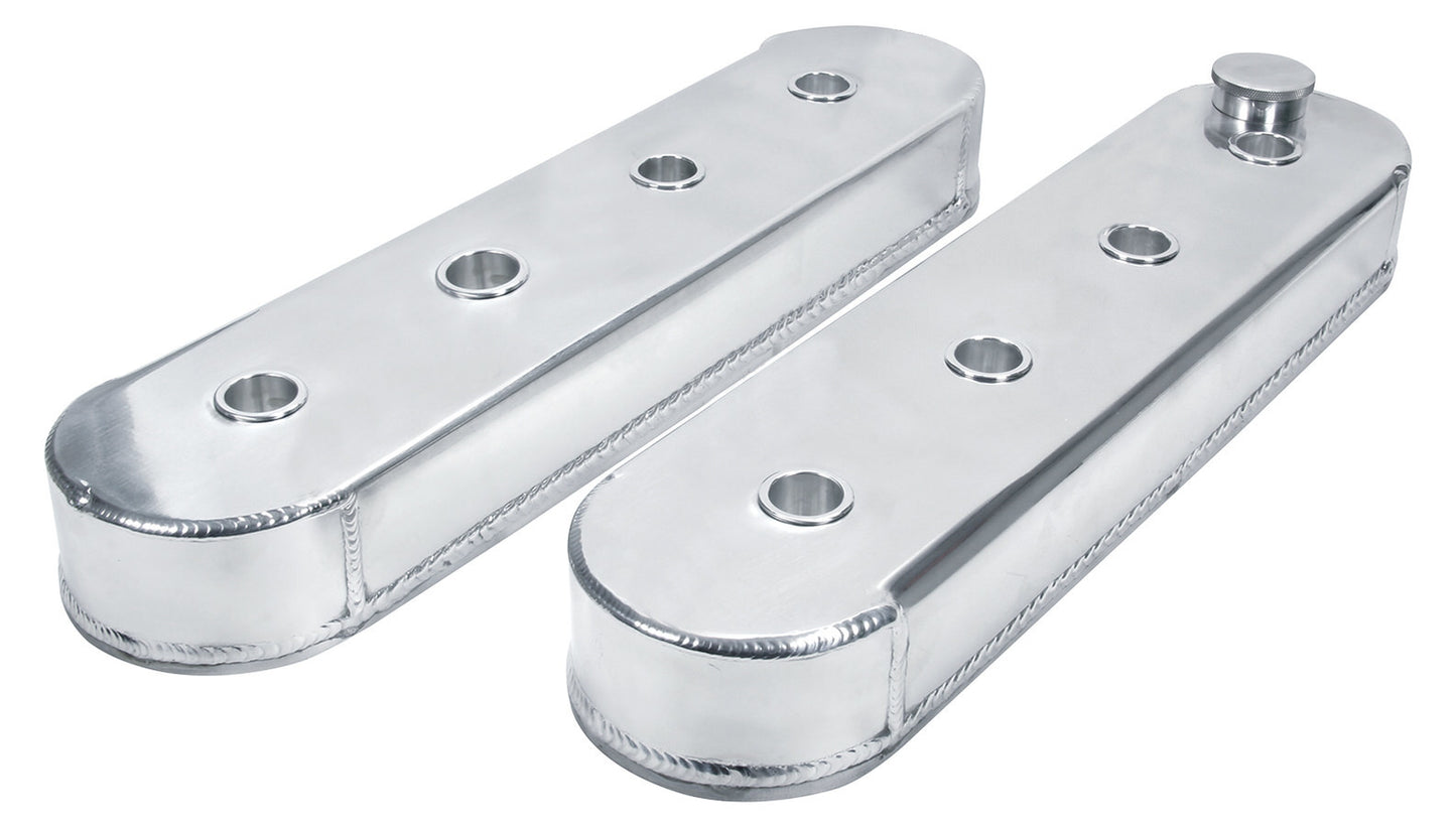 Allstar Performance ALL26210 Valve Covers LS Fab Aluminum w/o Coil Mount