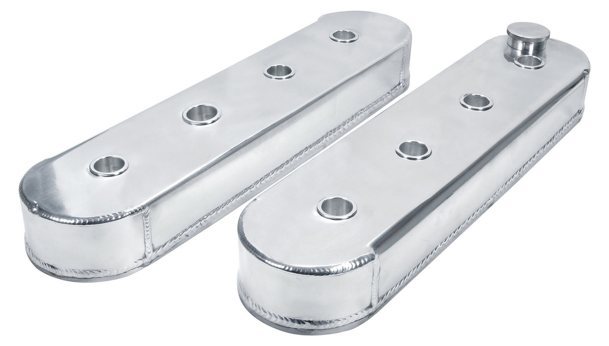 Allstar Performance ALL26210 Valve Covers LS Fab Aluminum w/o Coil Mount