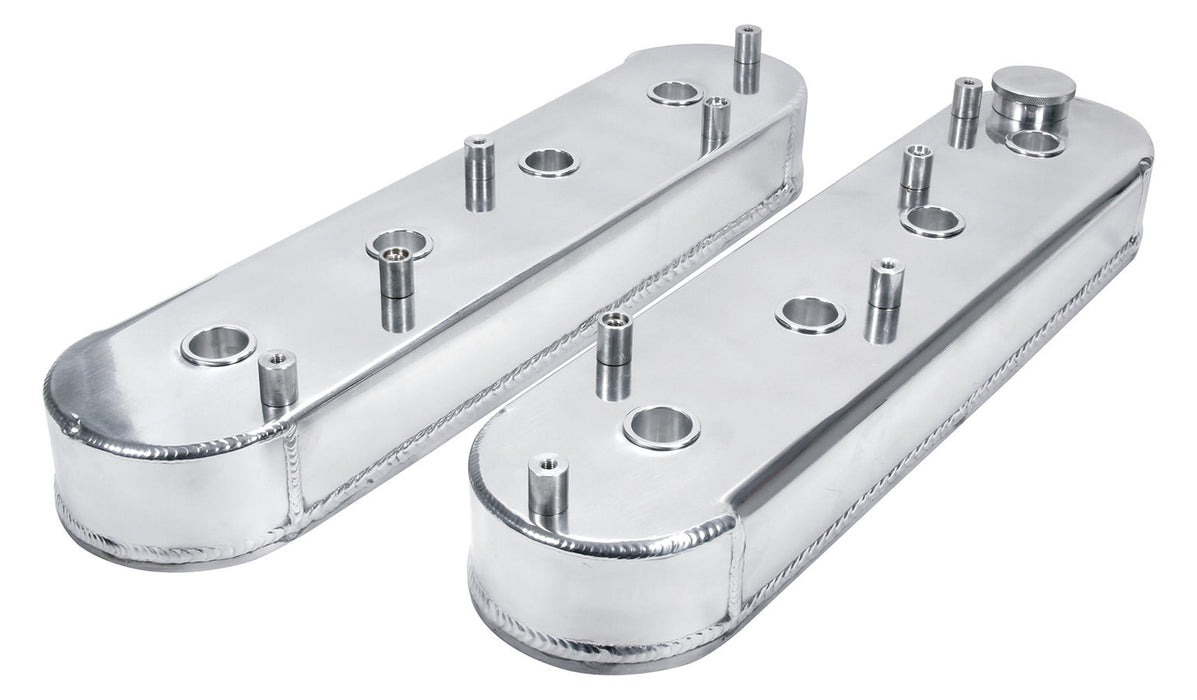 Allstar Performance ALL26211 Valve Covers LS Fab Aluminum w/ Coil Mount