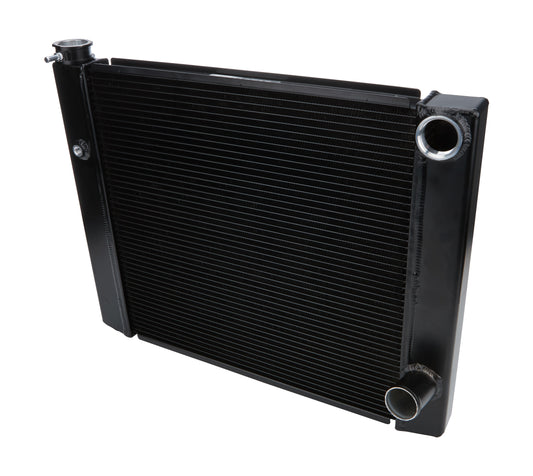 Allstar Performance ALL30345 Dual Pass Radiator 19x26 1 Row Lightweight Black