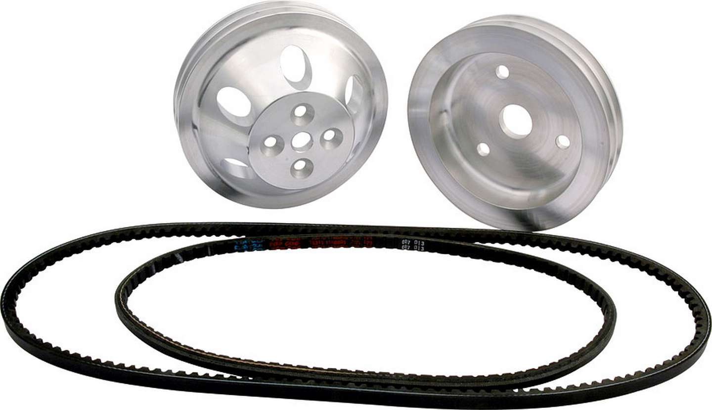 Allstar Performance ALL31080 1:1 Pulley Kit Block Mount PS