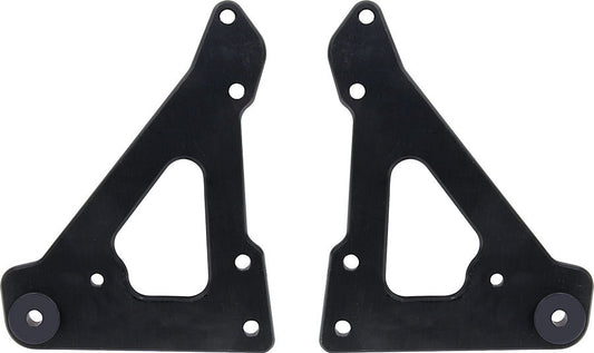 Allstar Performance ALL38145 Front Engine Plate 2pc w/ Bushings Black