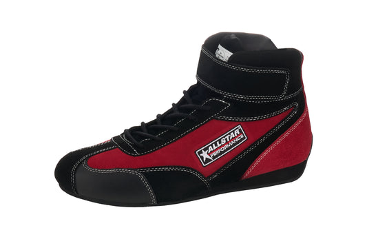 Allstar Performance ALL918727 Driving Shoes Black/Red SFI3.3/5 Pro Series 9.5
