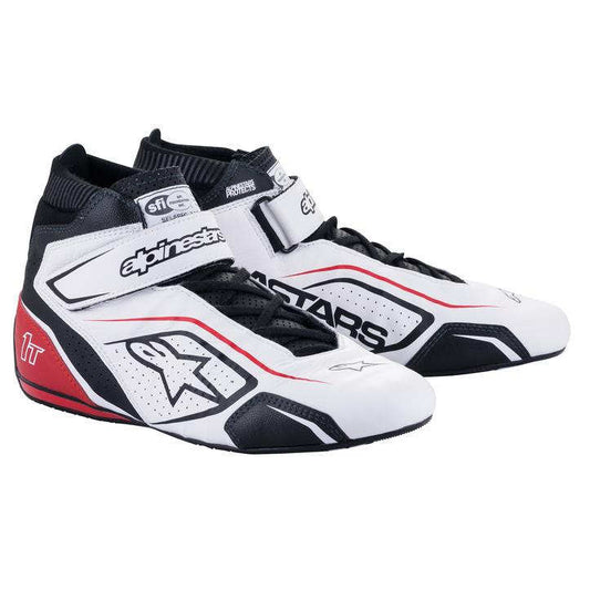 Alpinestars Usa ALP2710122-213-12 Shoe Tech-1T V3 White Black / Red Size 12