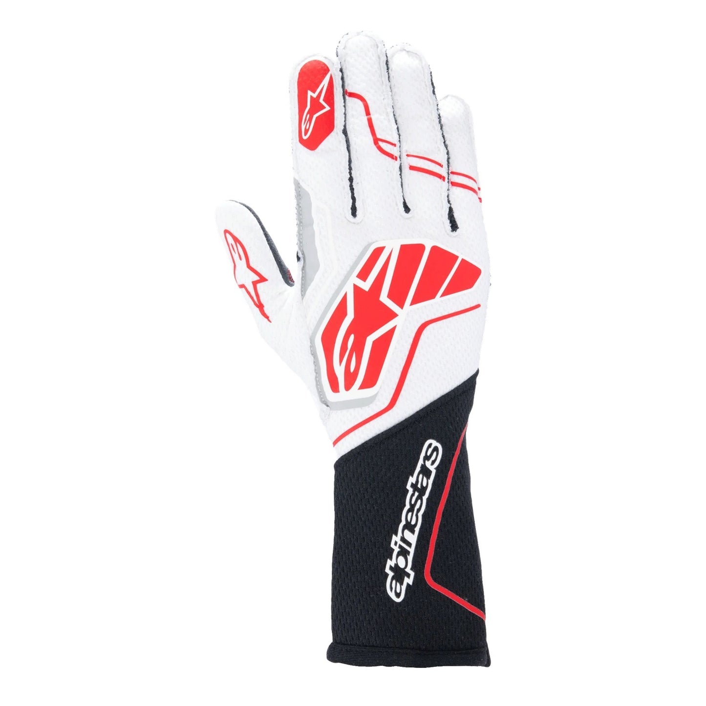 Alpinestars Usa ALP3550224-123-L Glove Tech-1 ZX V4 Blk / Wht / Red Large