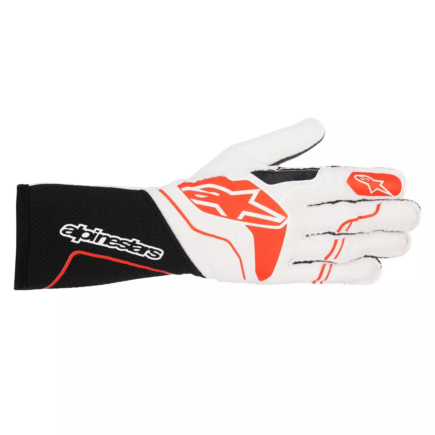 alpine star Gloves Tech 1-ZX White / Red X-Large