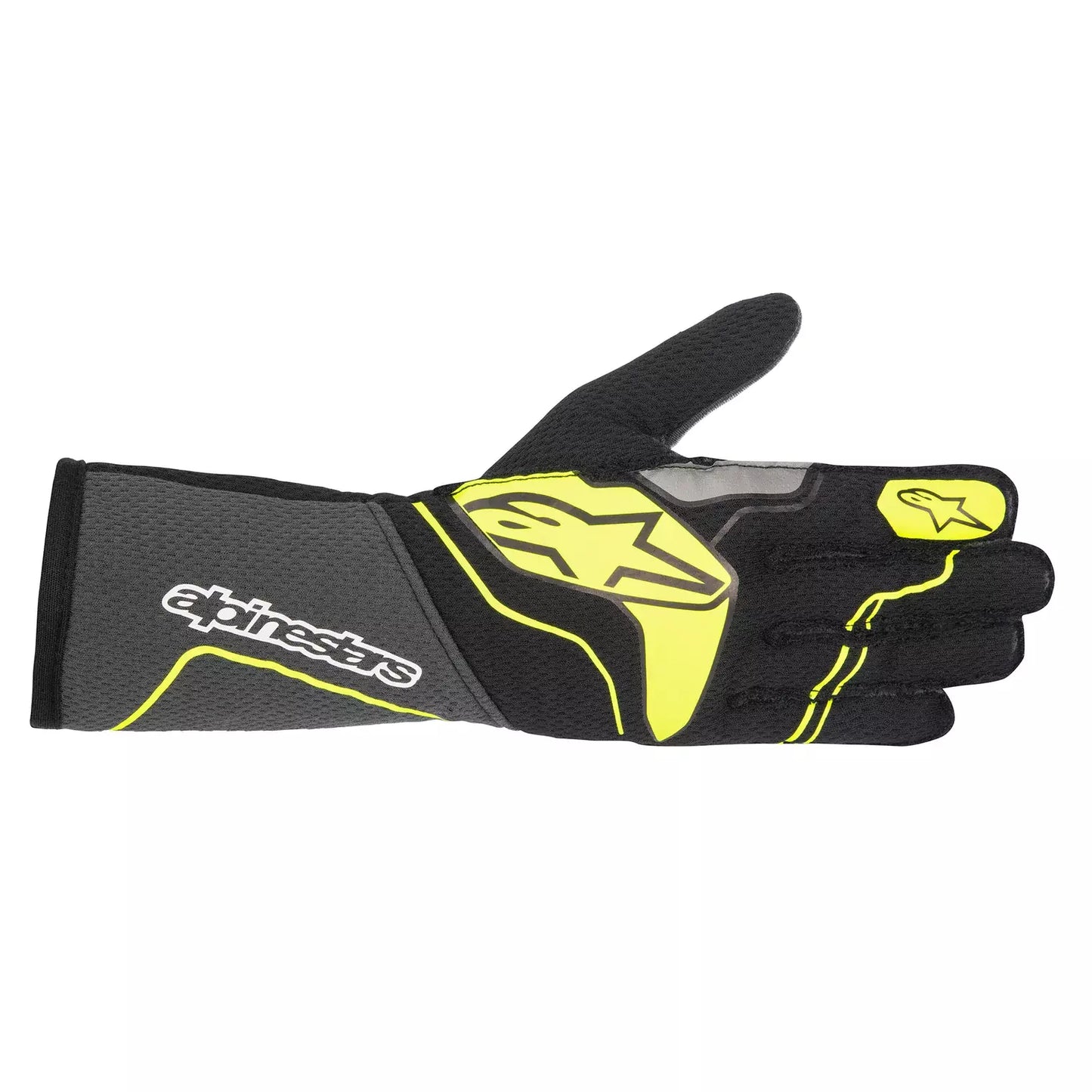 alpine star Gloves Tech 1-ZX Gray / Yellow Medium