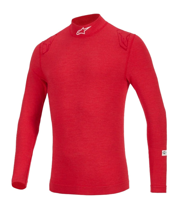 Alpinestars Usa ALP4750325-30-XSS Undearwar Top ZX EVO V3 Red Xsml/Sml Long Slve