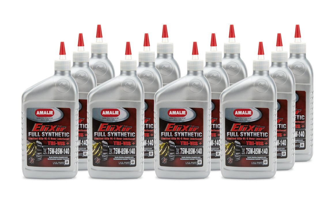Amalie AMA160-71376-56 Elixir Synthetic LS GL-5 75W-85W-140 Case 12x1Qt