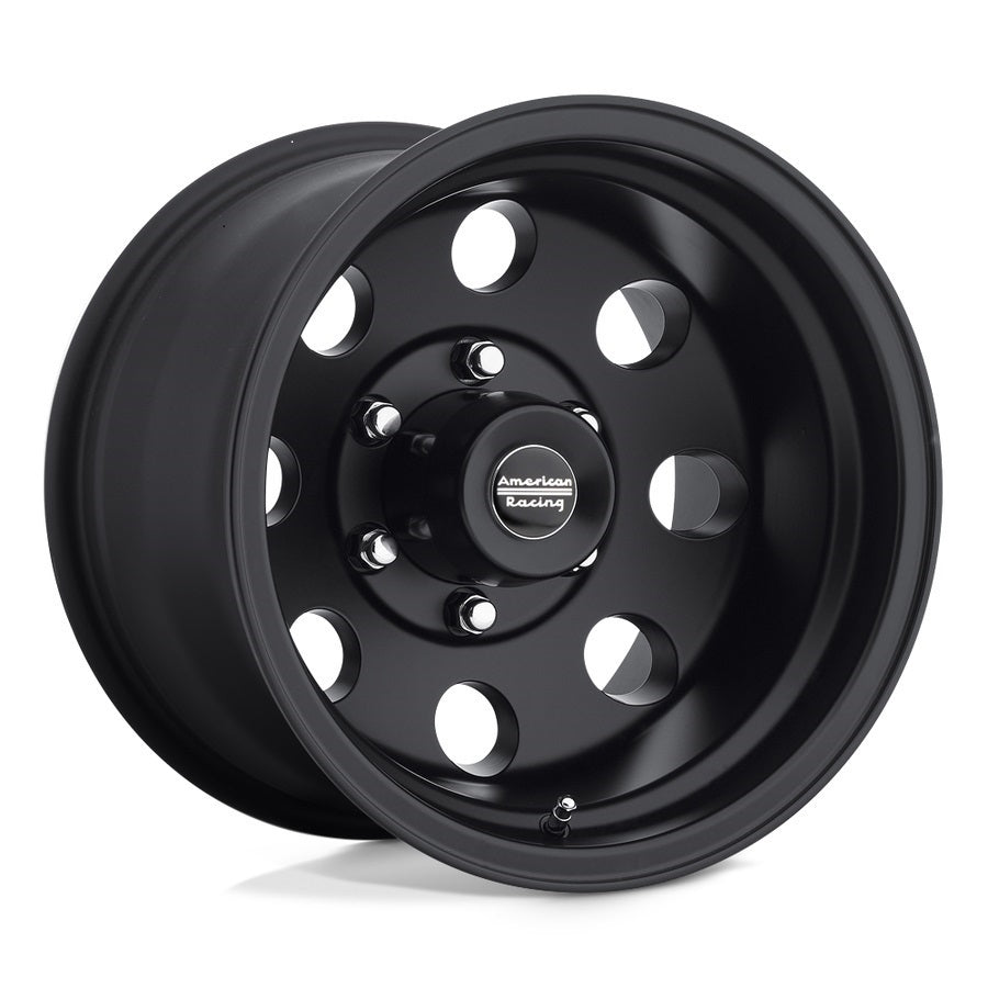 American Racing Wheels AMRAR1725885B BAJA 15x8 5x139.70 Satin Black Wheel