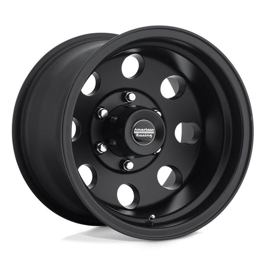 American Racing Wheels AMRAR1726865B BAJA 16x8 5x114.30 Satin Black Wheel