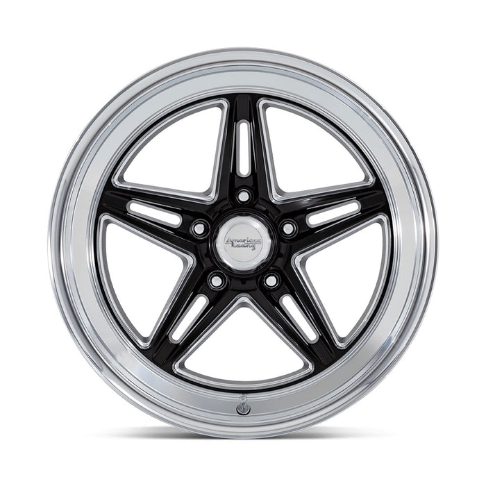American Racing Wheels AMRVN514BE18803400 Groove Wheel 18x8 5x4.75 BS Gloss Black