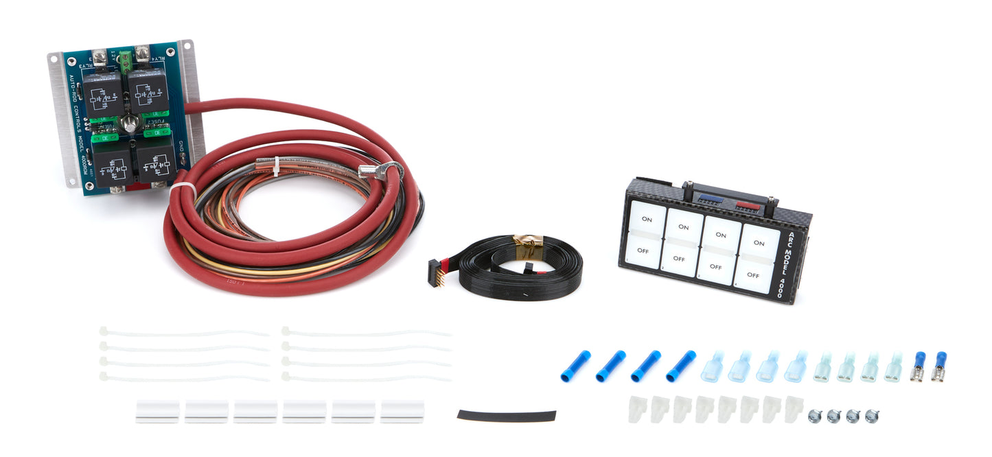Auto Rod Controls ARC4003D 4 Switch In-Dash Control Module C/F Finish