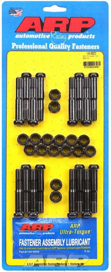Arp ARP145-6002 BBM Rod Bolt Kit - Fits 383-440 Wedge