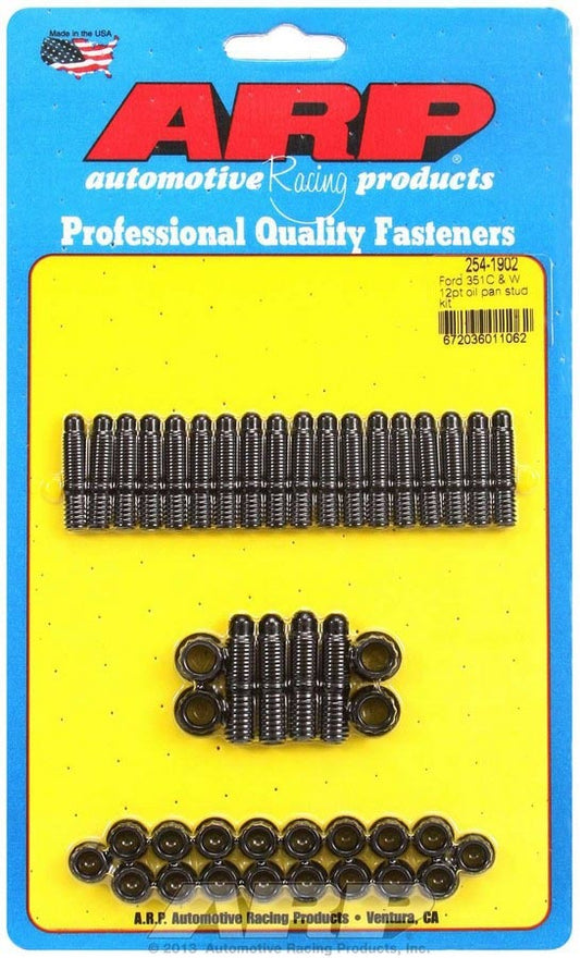 Arp ARP254-1902 SBF Oil Pan Stud Kit 12pt 302/351W Late Model