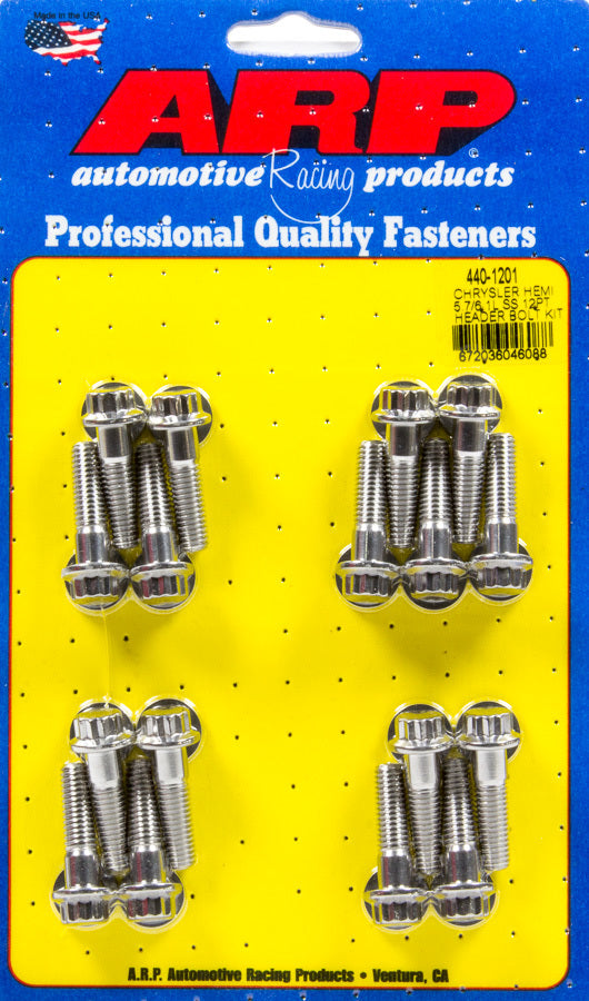 Arp ARP440-1201 Header Bolt Kit 12pt Mopar 5.7/6.1L Hemi