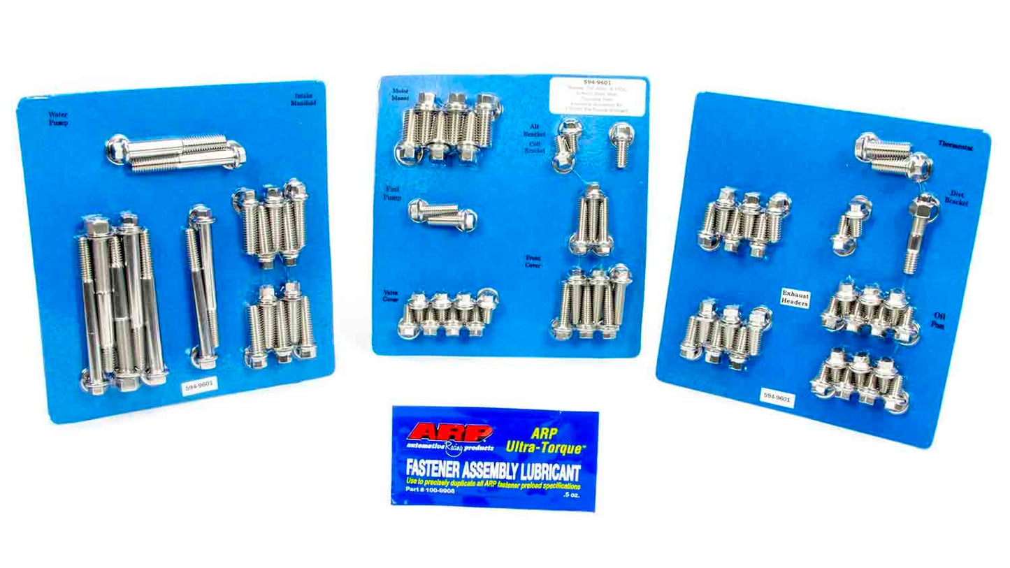 Arp ARP594-9601 Pontiac S/S Complete Engine Fastener Kit 6pt.